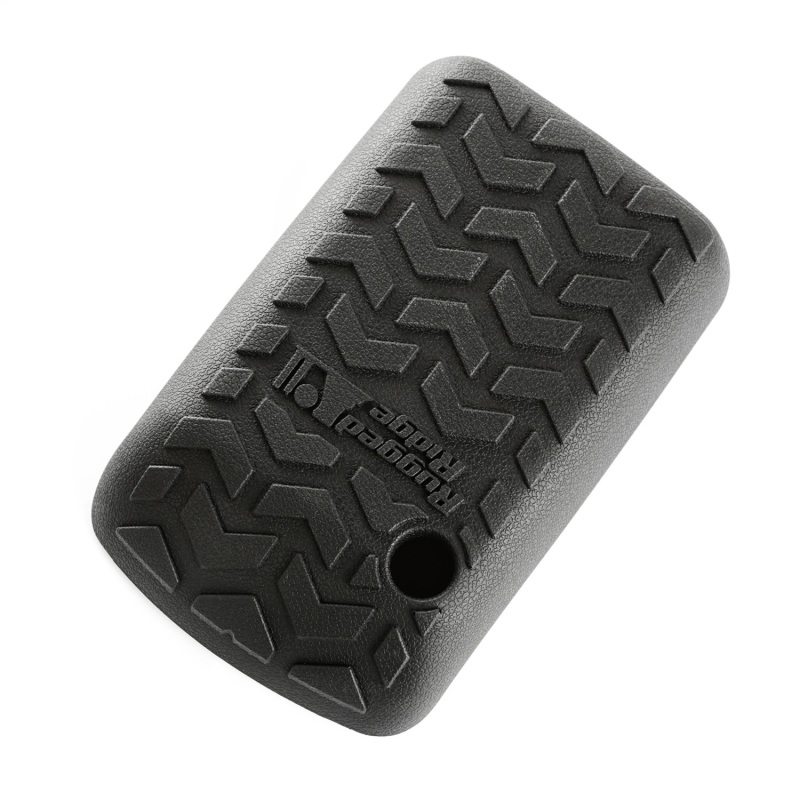 Jeep Wrangler Center Console Cover - Rugged Ridge - Rugged Tread Design - Black - `97-`01